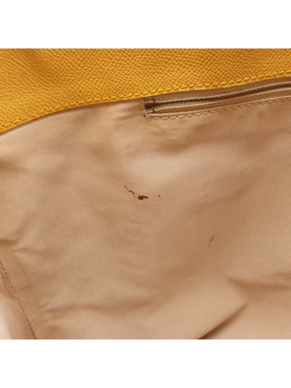 Chanel Tote with Charm Yellow Leather - Picture 14 of 15